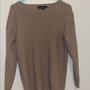 Forever 21 Taupe Sweater in size small